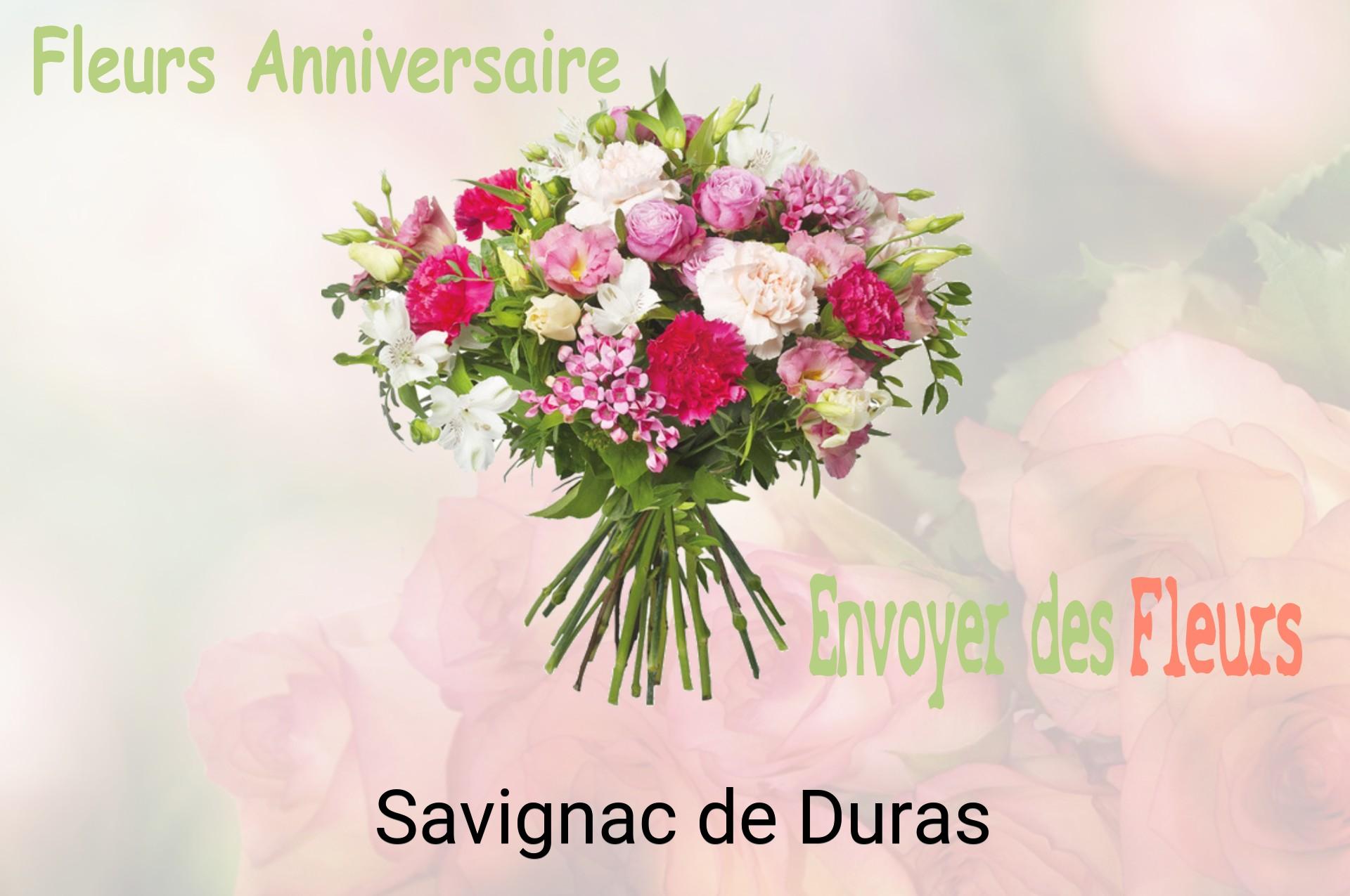 Bouquet de fleurs d’anniversaire livré à Savignac-de-Duras